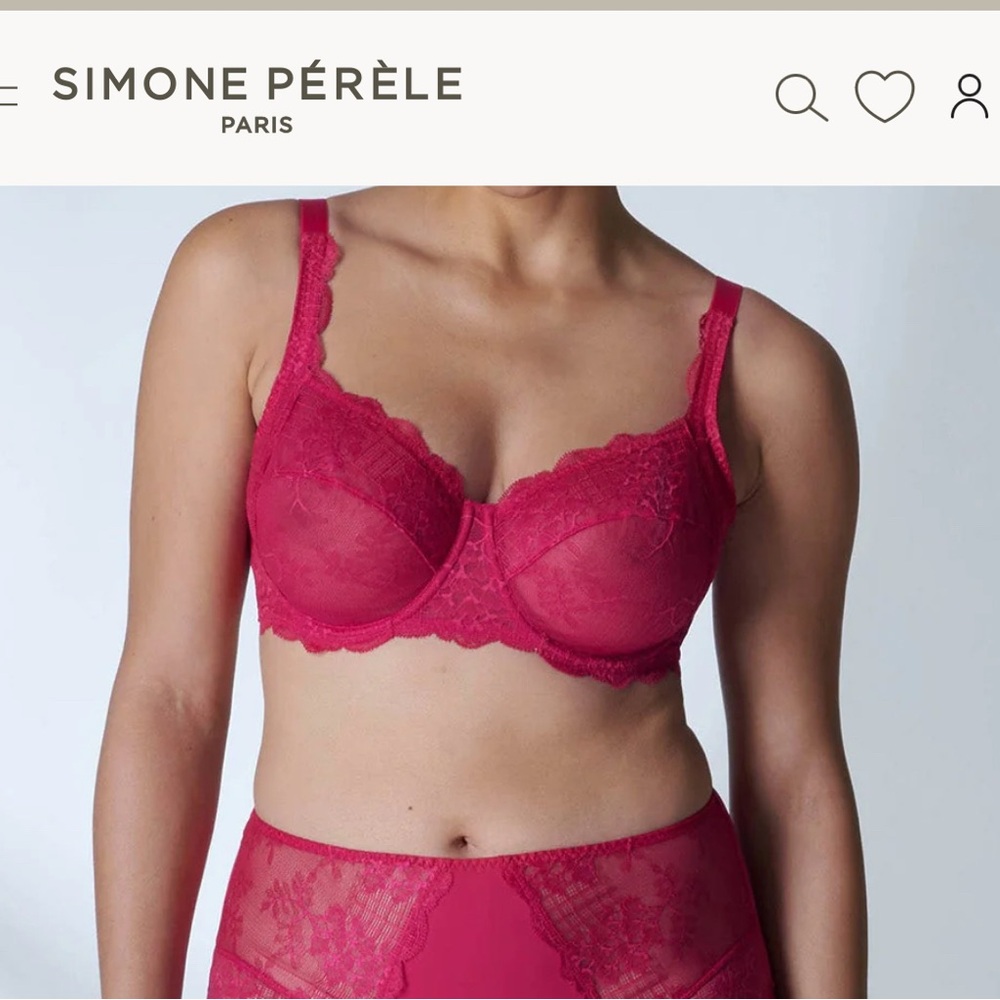 Simone Perele Exotica Full Cup Bra 36G NWOT
